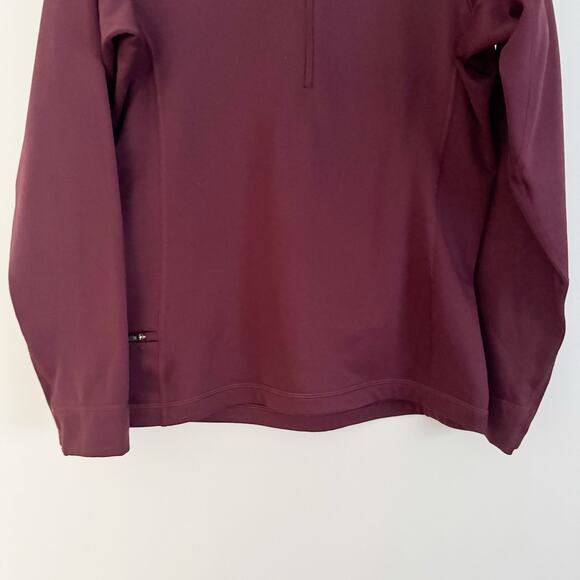 PATAGONIA Crosstrek Polartec Fleece 1/4 Zip Jacket Burgundy Medium M - Picture 4 of 8